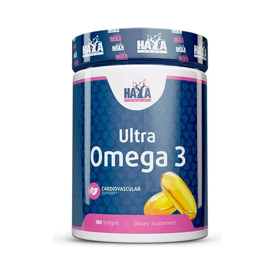 Ultra Omega 3 Fish Oil / 180 Softgels / 180g - Haya Labs