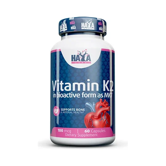 Vitamin K2-Mk7 100 mcg / 60 Caps - Haya Labs
