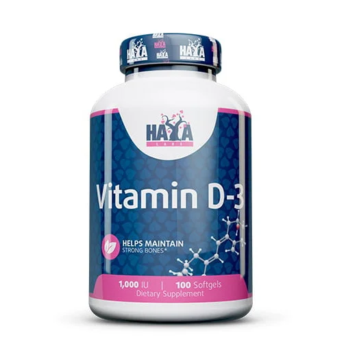 Vitamin D3 / 1000 IU / 100 Softgels