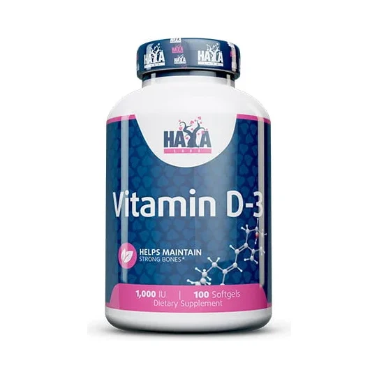 Vitamin D3 / 1000 IU / 100 Softgels - Haya Labs