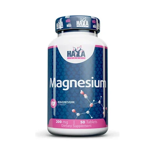 Magnesium Citrate 200 mg / 50 Tabs / 50g - Haya Labs