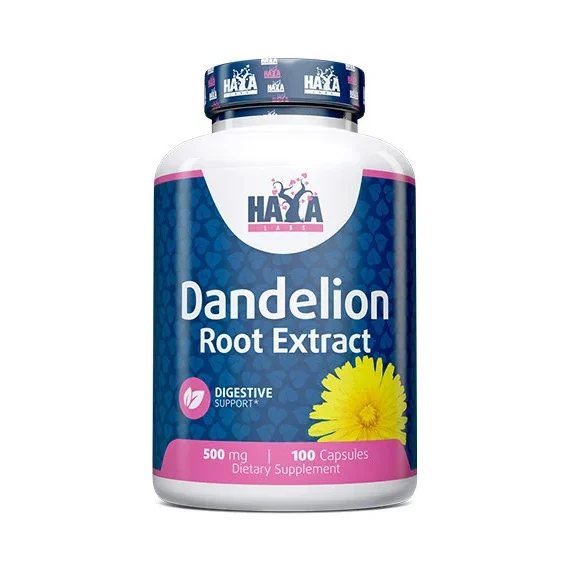 Dandelion Root Extract (2% Flavonoids) 500 mg / 100 Caps - Haya Labs