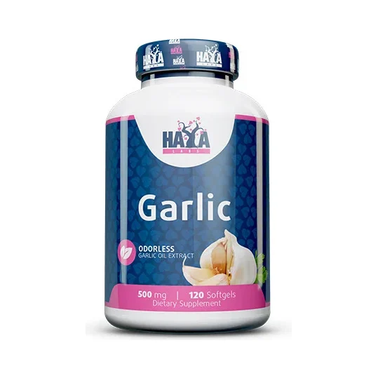 Odorless Garlic 500 mg / 120 Softgels - Haya Labs