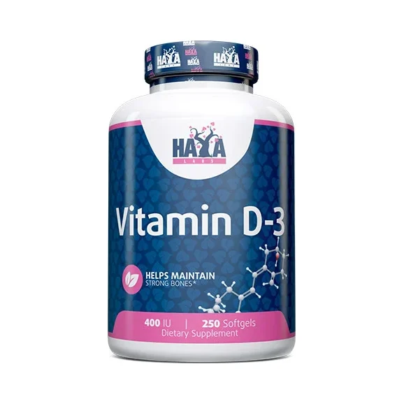 Vitamin D3 / 400 IU / 250 Softgels / 250g - Haya Labs