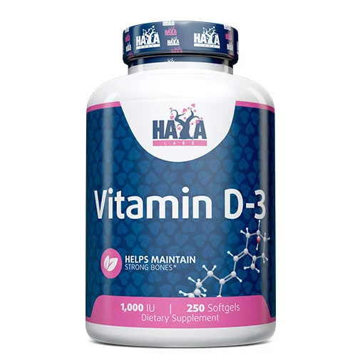 Vitamin D3 / 1000 IU / 250 Softgels