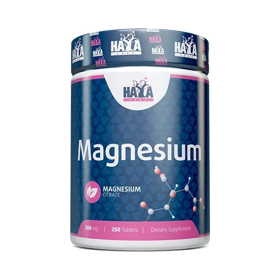 Magnesium Citrate 200 mg / 250 Tabs / 250g - Haya Labs