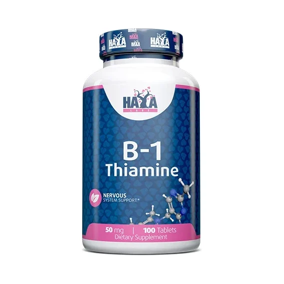 Vitamin B-1 /Thiamine/ 50 mg / 100 Tabs - Haya Labs