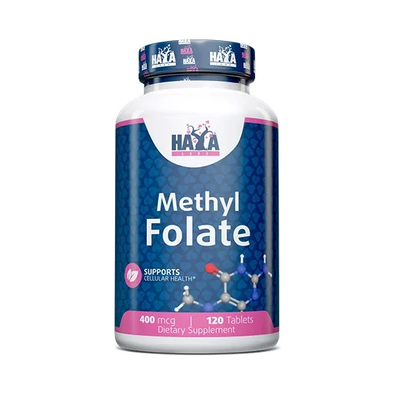 Methyl Folate 400 mcg (5-MTHF) / 120 Tabs - Haya Labs