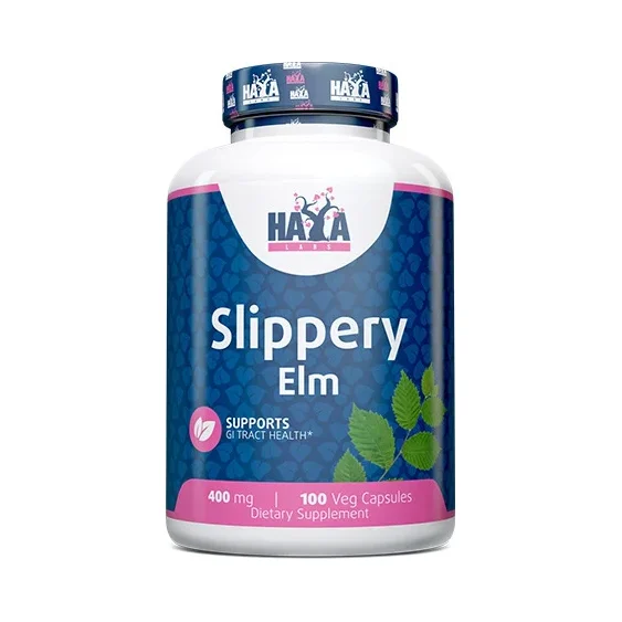Slippery Elm 400 mg / 100 Vcaps - Haya Labs
