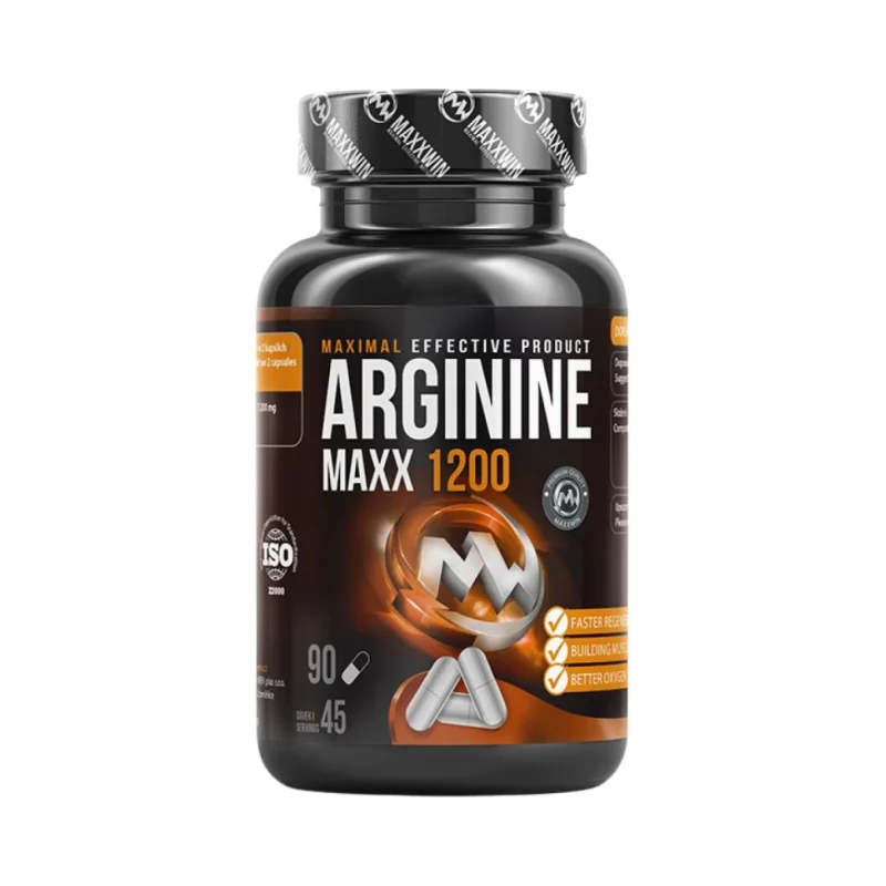 Arginine MAXX 1200 / 90 капсули, 45 дози - MAXXWIN