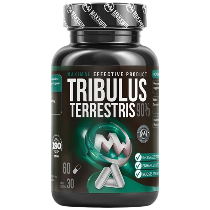 Tribulus Terrestris 90% / 60 капсули, 60 дози