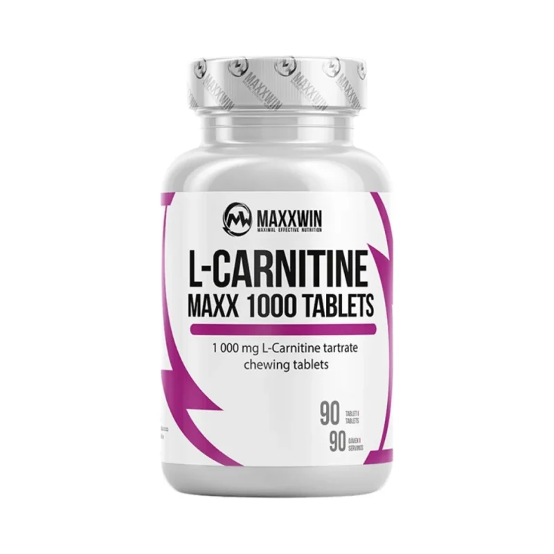L-Carnitine Maxx 1000 / 90 Дъвчащи таблетки, 90 дози - MAXXWIN