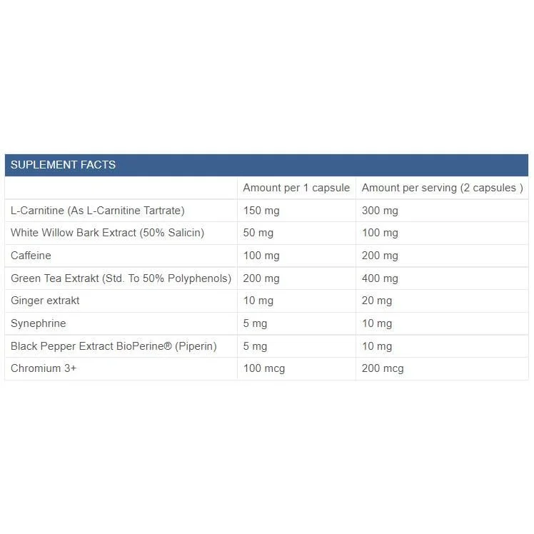 TherMAXX Fat Burner / 90 капсули, 45 дози