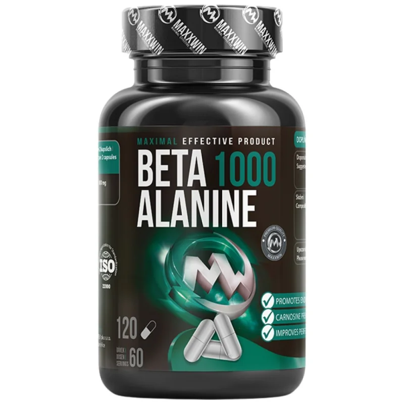Beta Alanine 1000 / 120 капсули, 60 дози