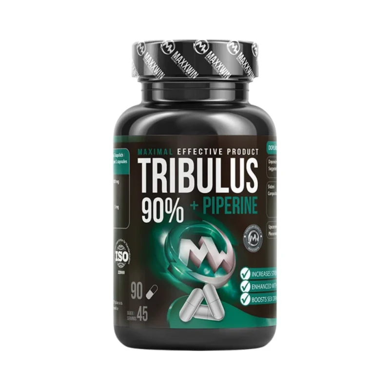 Tribulus 90% + Piperine / 90 капсули, 45 дози - MAXXWIN