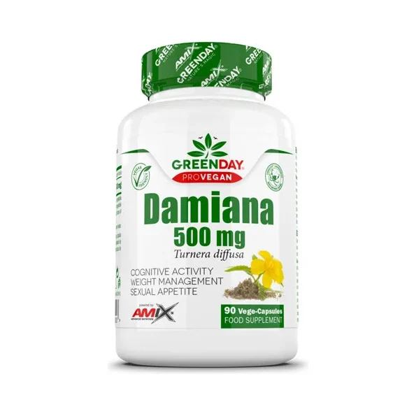 GreenDay ProVegan Damiana / 90 Caps - Amix