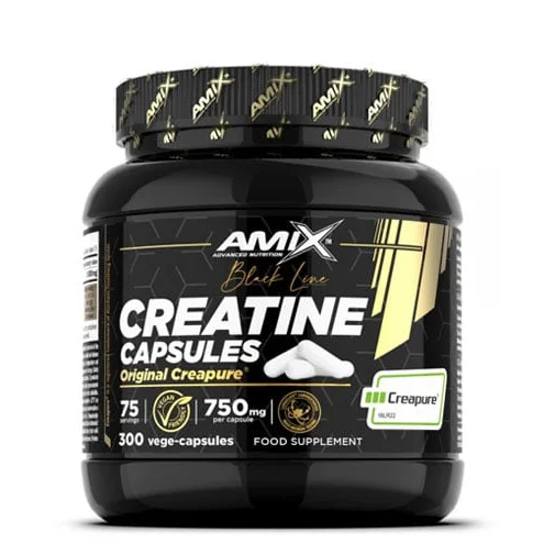 Black Line Creatine Creapure 750 mg / 300 Vcaps (30 дози) / 270g