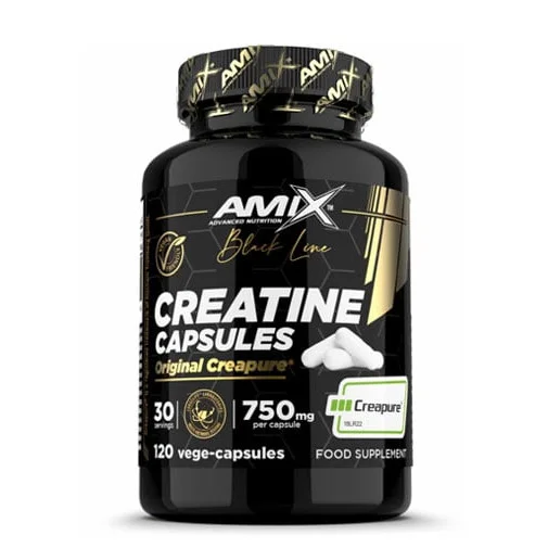 Black Line Creatine Creapure 750 mg / 120 Vcaps (30 дози) / 110g
