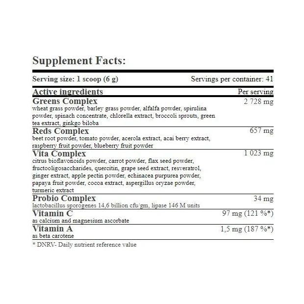 Greens & Reds+ / 250g - Amix