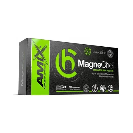 ChelaZone® MagneChel® Magnesium Bisglycinate Chelate / 90 Vcaps - Amix