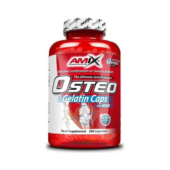 Osteo Gelatin with MSM / 200 Caps / 200g - Amix