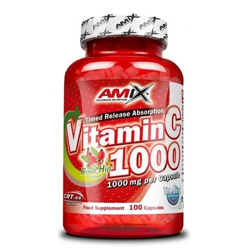 Vitamin C /with Rose Hips/ 1000mg. / 100 Caps.