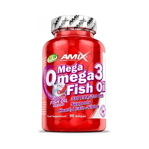 Mega Omega 3 / 1000mg ( 330mg/220mg ) 90 softgels - Amix