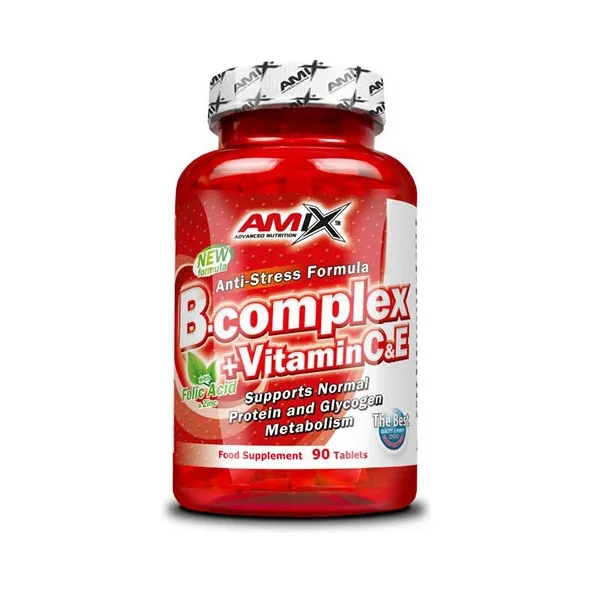 Vitamin B-Complex + Vitamin C & E / 90 Tabs. - Amix