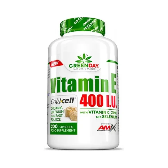 GreenDay Vitamin E 400 I.U. / 200 Caps - Amix