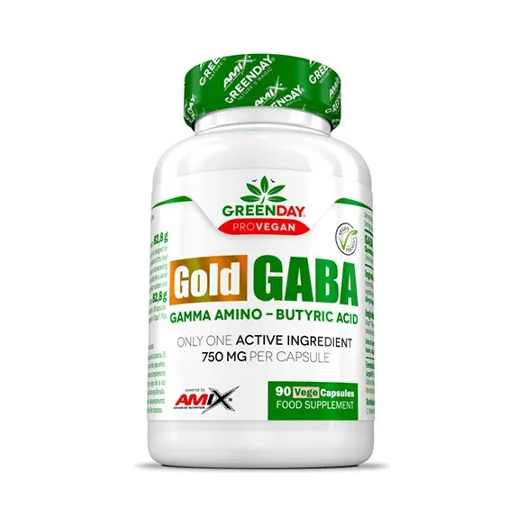 GreenDay ProVegan Gold Gaba / 90 Caps - Amix