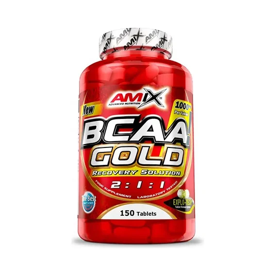 BCAA Gold / 150 Tabs (50 дози) / 100g - Amix