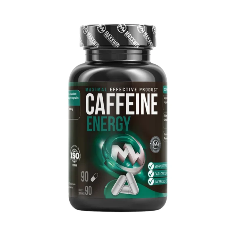 Caffeine Energy 100 mg / 90 капсули, 90 дози - MAXXWIN