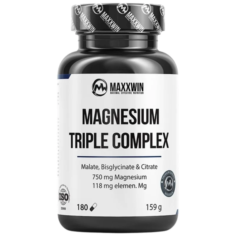 Magnesium Triple Complex | with Malate, Bisglycinate and Citrate / 180 капсули, 60 дози