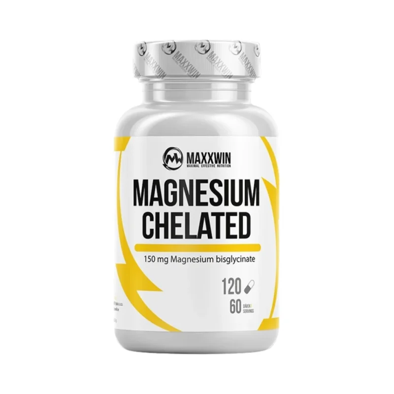 Magnesium Chelated Bisglycinate / 120 капсули, 60 дози - MAXXWIN