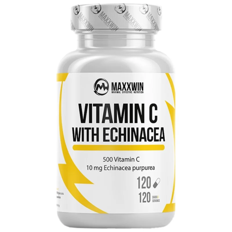 Vitamin C 500 + Echinacea / 120 капсули, 120 дози