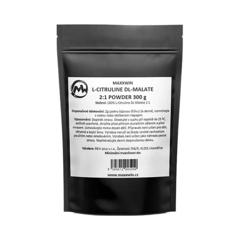 L-Citrulline DL-Malate Powder / 300 грама, 60 дози - MAXXWIN