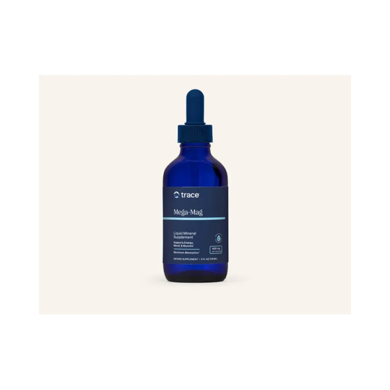 Mega-Mag 400mg - Магнезий, Разфасовка 118ml - Trace Minerals