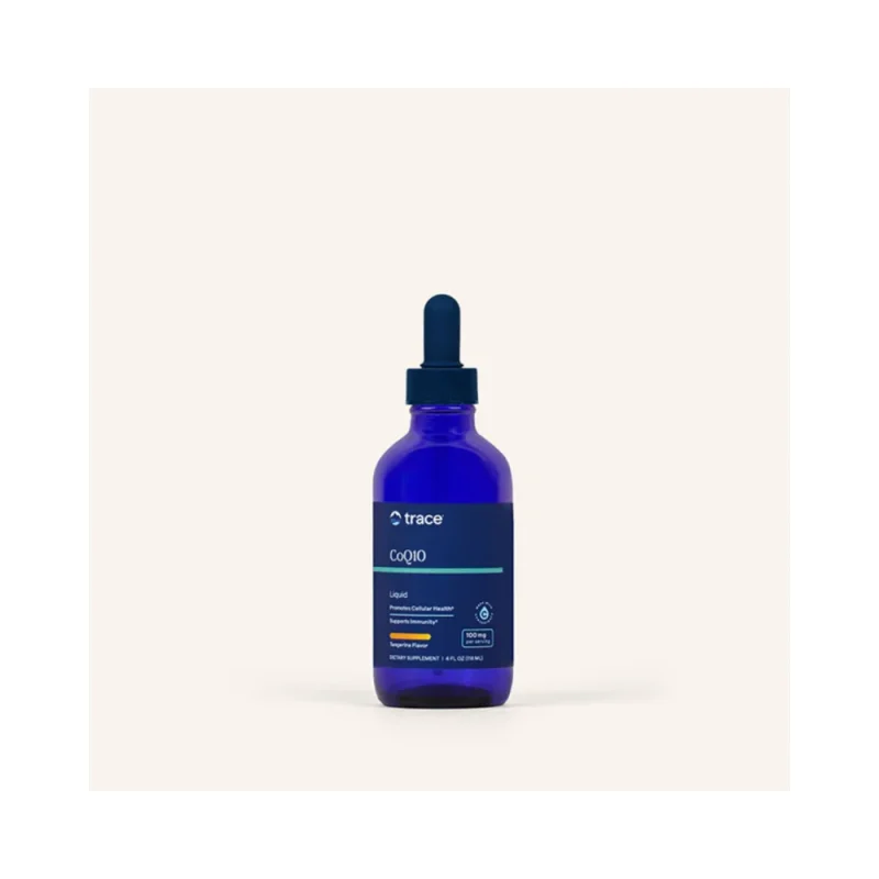 Liquid CoQ10 100mg - Коензим Q-10, Разфасовка 118ml - Trace Minerals