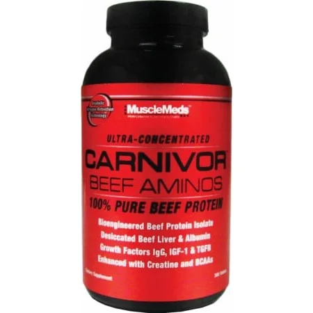 MuscleMeds - Carnivor Beef Aminos / 300 tabs.
