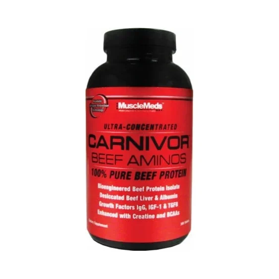 MuscleMeds - Carnivor Beef Aminos / 300 tabs. - Muscle Meds