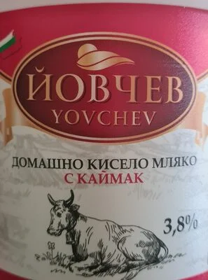 Домашно кисело мляко с каймак 3.8%