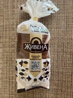 Високопротеинов хляб с жива закваска Живена