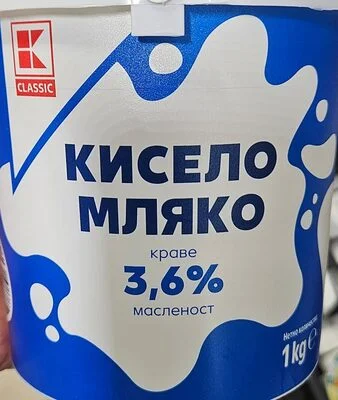 Кисело мляко 3.6%