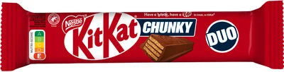 Шоколад KITKAT Chunky Duo с млечен шоколад, 64g, единичен / KITKAT Chunky Duo Milk Chocolate Bar, 64g, single
