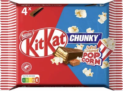KitKat chunky с карамел и солен попкорн / KitKat chunky salted caramel pop corn