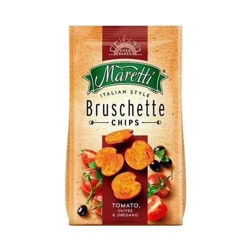 Чипс Bruschette с домати, маслини и риган - Maretti