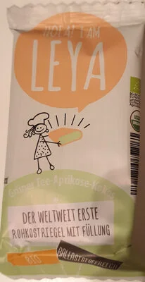 LEYA Суров бар Зелен чай-кайсия-кокос / LEYA Raw Bar Green Tea-Apricot-Coconut