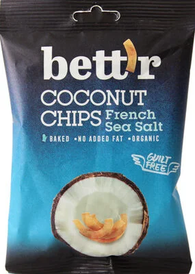 Кокосови чипсове с френска морска сол / Kookos Coconut Chips with French Sea Salt