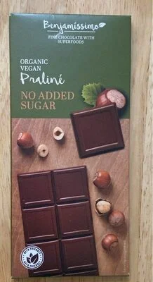 Вегански шоколад с лешници без добавена захар BIO / Vegan Chocolate with Hazelnuts Sugar-Free BIO