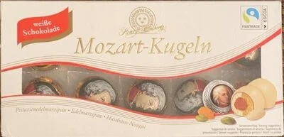 Моцартови топки с бяла шоколадова обвивка / Mozart Balls with White Chocolate